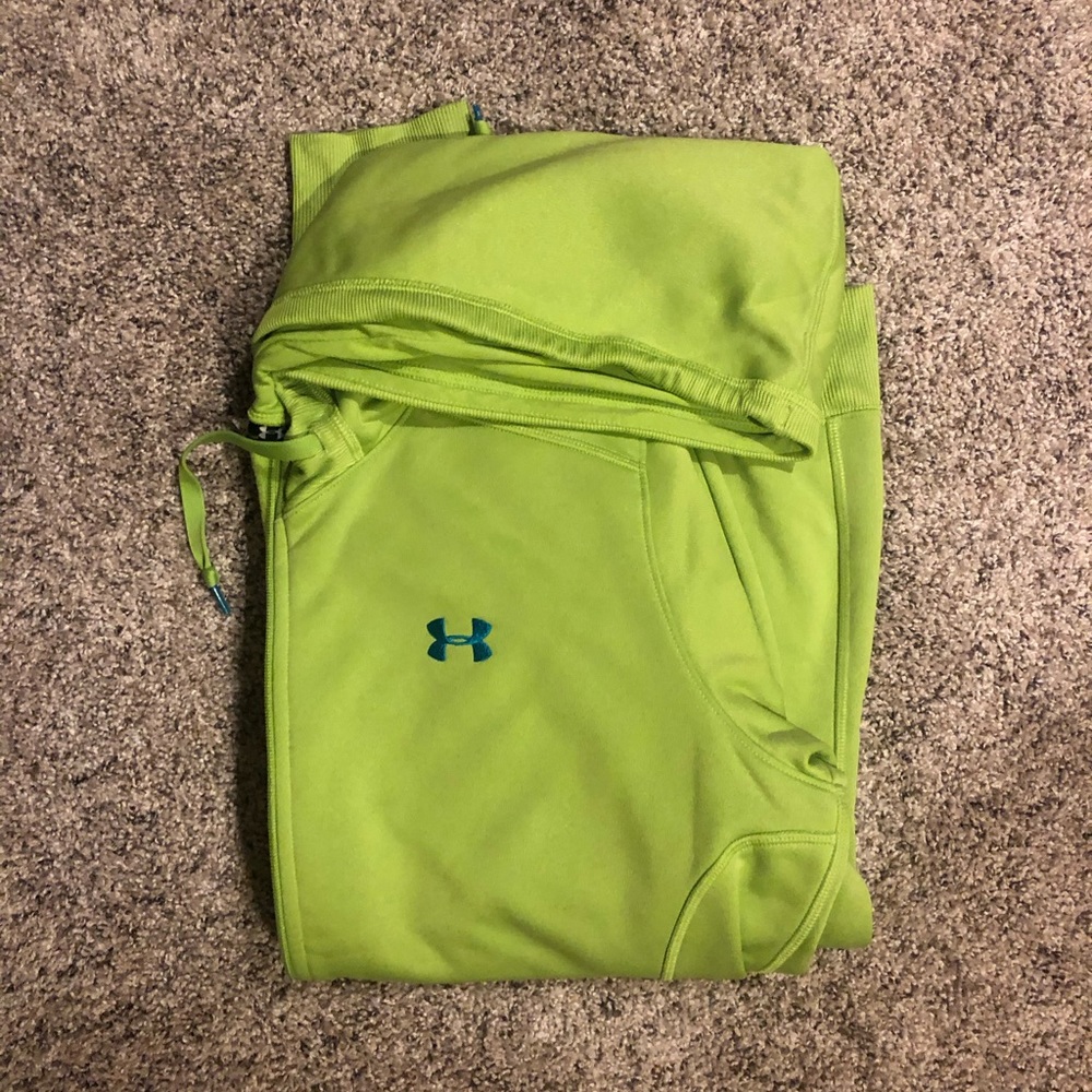 Lime green Under Armour jacket
